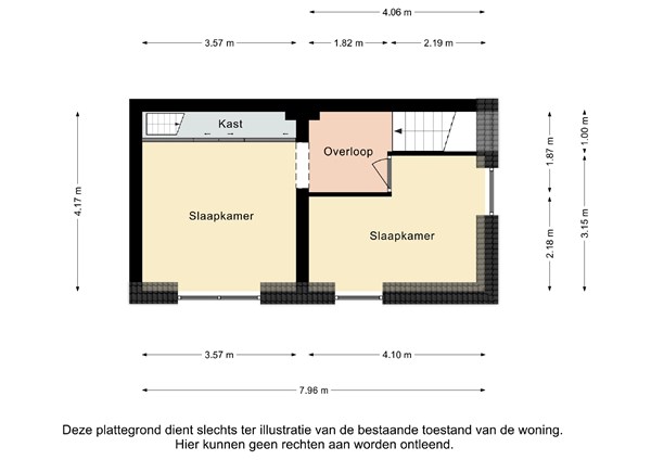 Plattegrond - IJsselstraat 26, 6413 VW Heerlen - IJsselstraat 26 Heerlen - Verdieping 2D.jpg